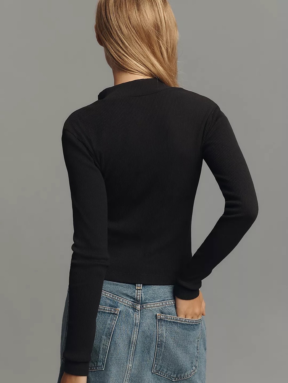 Citizens of Humanity Sheena Long-Sleeve Henley Top - Picture 3 of 9